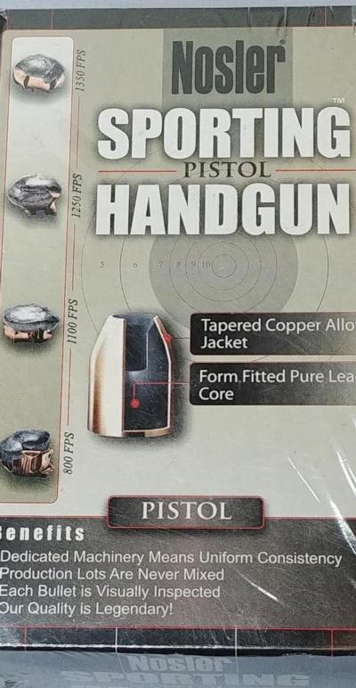 Nosler 10mm 180 Grain Jacketed Hollow-Point JHP - Two Full Boxes of 250 Each and a partial box of 56 - Image 3 of 5