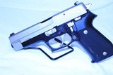 Sigarms P220 .45 ACP Blue with Nickle Slide and SIGSITES - 2 of 10