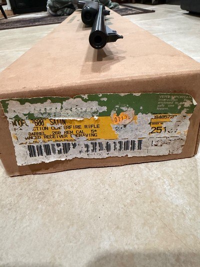Remington 7600 Engraved .260 Unfired with original box - Image 4 of 11