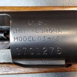 WWII Smith-Corona 1903A3 30-06 Rifle 3701276 - 3 of 15