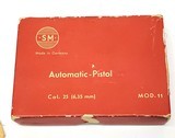 German PIC Decatur Model 11 in 25 Auto w Original Box, take down tool, and instructions - 8 of 11