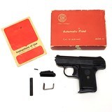 German PIC Decatur Model 11 in 25 Auto w Original Box, take down tool, and instructions - 1 of 11