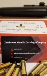 38 SPL +P 158 RNFP 50 rnds New Production Tombstone Metallic Cartridge Company - 2 of 3