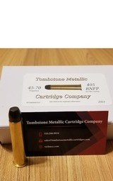 45-70 405 RNFP New Production Tombstone Metallic Cartridge Company - Trapdoor Load - 20 rnds - 1 of 3