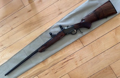 Browning 1885 Low wall .223 Rem 24” Octagon barrel Beautiful - Image 3 of 15