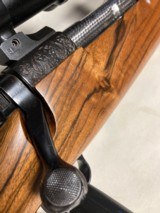 Winchester Model 70 Supergrade Custom shop Engraved 220 Swift - 4 of 13