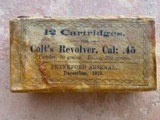 Frankford Arsenal COLT .45 Ammo. Dec 1873
Rare 12 pack. Benet primed SAA - 2 of 15