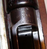 WINCHESTER-LEE NAVY
STRAIGHT-PULL BOLT ACTION MUSKET,
MODEL 1895, 6mm,
SER. NO. 704 - 3 of 15