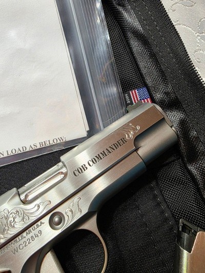 Wilson Combat Factory Engraved Level 1 45 ACP - Image 3 of 6