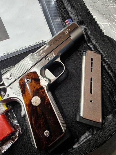 Wilson Combat Factory Engraved Level 1 45 ACP - Image 5 of 6