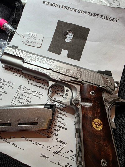 Wilson Combat Factory Engraved Level 3 45 ACP - Image 3 of 7