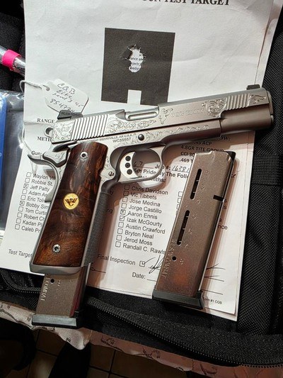 Wilson Combat Factory Engraved Level 3 45 ACP - Image 4 of 7