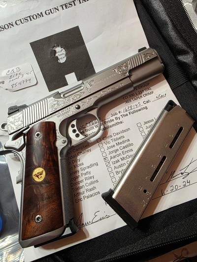Wilson Combat Factory Engraved Level 3 45 ACP