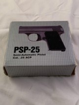 RARE PSP .25 Baby Browning in factory box with docs-99.9% condition! - 2 of 12