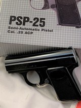 RARE PSP .25 Baby Browning in factory box with docs-99.9% condition! - 11 of 12