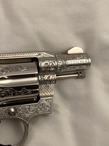 RARE-1964/66 Colt .38 Detective Special-Master Engraver Rudy Marek in 1966 w/letter-Satin Nickel, Stag Grips, Orig. Box - 7 of 13