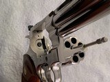 1973 Colt Python 357/.38 w/4 in. barrel & nickel finish in box from private collector - 6 of 13