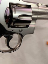 1973 Colt Python 357/.38 w/4 in. barrel & nickel finish in box from private collector - 12 of 13