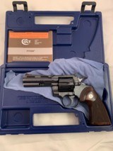 COLLECTOR CONDITION Royal Blue 4 in. Colt Python in box-1996