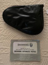 COLLECTOR CONDITION- Browning Belgium 1910/71 .380 in original Browning Leather pouch - 3 of 10