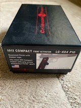 Crimson Trace red laser grips for 1911 Compact & Ultra Carry -complete in box - 1 of 4