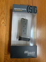 NEW IN BOX Factory SIG P938 9MM 7 round magazine with finger extension - 1 of 3