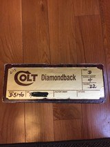 1978 Colt Diamondback 22lr revolver-Colt Blue with 4 inch barrel in box with docs - 15 of 15