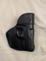 Custom SIG P238/P938 Black leather molded holster-like new