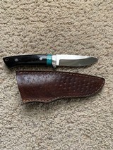 NEW Wild Blades Custom Fixed Blade 9 inch knife with buffalo horn