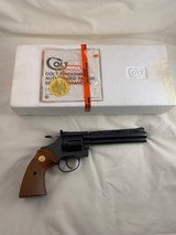 1981 Colt Diamondback 22lr 6 in. Royal Blue in box w/docs-MUSEUM QUALITY finish - 1 of 12