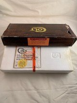 1981 Colt Diamondback 22lr 6 in. Royal Blue in box w/docs-MUSEUM QUALITY finish - 2 of 12