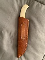 NEW Bone handle custom hand made knife and leather sheath - 6 of 6