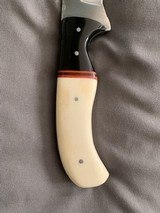 NEW Bone handle custom hand made knife and leather sheath - 3 of 6