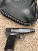Very nice Browning Belgium Model 1955 .380 in factory leather pouch-AKA 1910/55 - 6 of 9