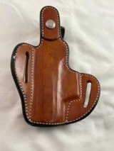 LIKE NEW HK P7 and P7M8 Heavy Duty Custom Molded Hand Made Tan Leather Holster - 4 of 5