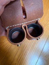 New Custom Made Leather Dual Belt Slide SPEEDLOADERS and cases - 5 of 5