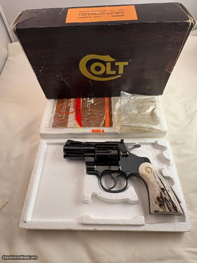 1979 Python LNIB w/custom Sambar Stag Grips Option rated 99.999%