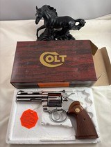 1984 Polished Stainless Colt Python w/box and docs - 1 of 14
