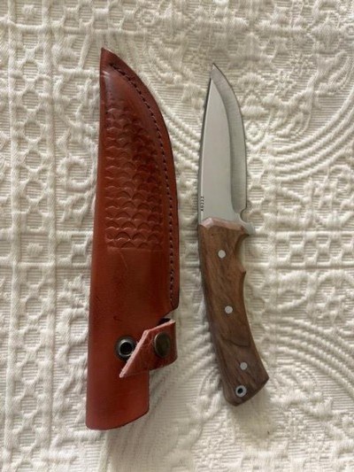 Handcrafted 10 inch Fixed German Steel Blade with Sheath