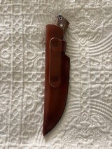 Handcrafted 10 inch Fixed German Steel Blade with Sheath - 2 of 3
