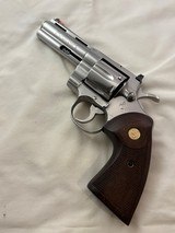 Display Quality Classis Python for Collectors -1989 Stainless 4 in. Colt Python w/2 sets of grips, Box & Docs - 12 of 18