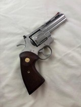 Display Quality Classis Python for Collectors -1989 Stainless 4 in. Colt Python w/2 sets of grips, Box & Docs - 13 of 18
