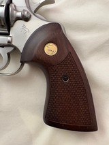 Display Quality Classis Python for Collectors -1989 Stainless 4 in. Colt Python w/2 sets of grips, Box & Docs - 4 of 18
