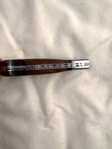 NEW Handmade Custom Folding Damascus Pocket Knife 6.75 in Open with Leather Sheath - 3 of 4