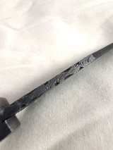 NEW 7 in. Folding Custom Handmade DAMASCUS with Bone & Wood Handle - 5 of 6