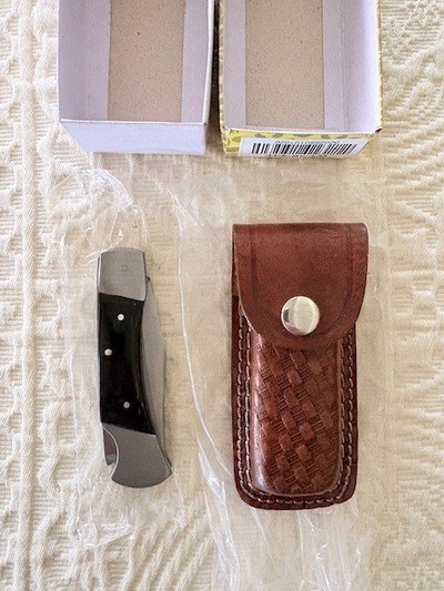 NEW WT Handmade Lockblade Bone Handles and Leather Sheath included - Image 2 of 6