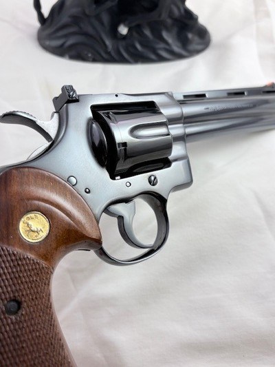 1989 Colt Royal Blue 6 in. Python in box-collector condition - Image 8 of 16