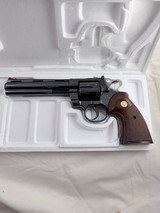 1989 Colt Royal Blue 6 in. Python in box-collector condition - Image 1 of 16