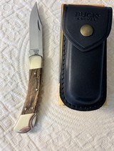 NEW Classic 110 Hunter Style Folding Lock Blade with Sheath - Image 6 of 6