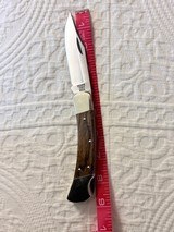 NEW Classic 110 Hunter Style Folding Lock Blade with Sheath - Image 3 of 6